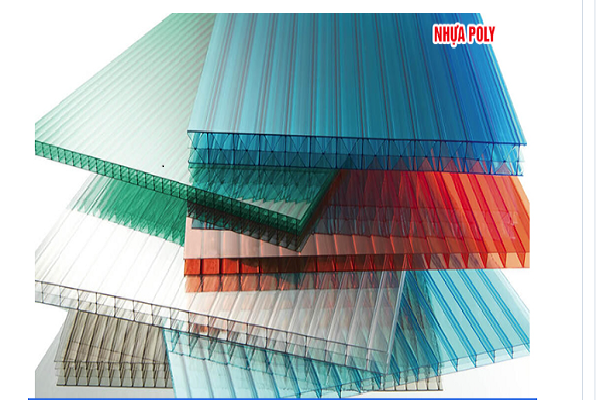 hinh anh nhưa polycarbonate rỗng ruột